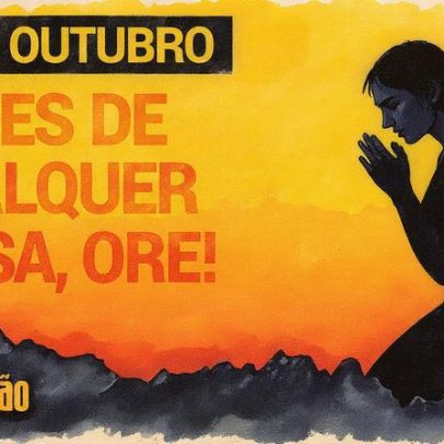 Ore antes de tudo e encontre paz