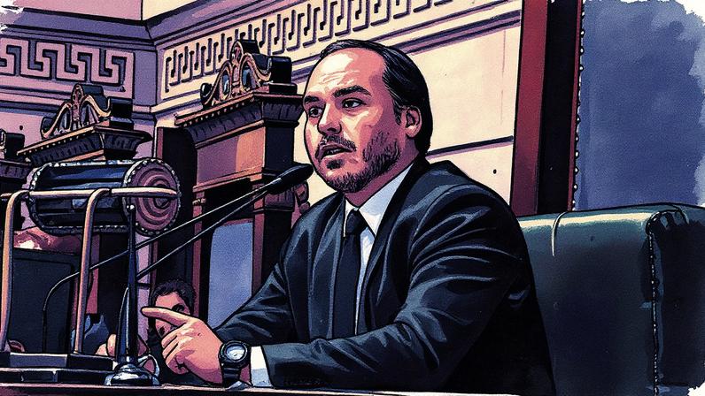 Carlos afirmou que a deputada Carol de Toni (PL-SC) também conta com o apoio de Bolsonaro para disputar o Senado por Santa Catarina. (Foto: Renan Olaz/CMRJ)