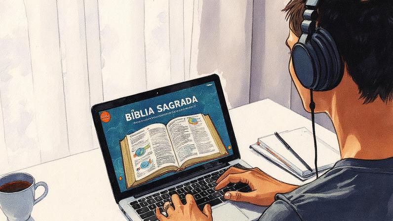 Uso da I.A para estudar a Bíblia tem crescido nos últimos anos. Foto: Reprodução