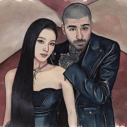 Zayn e Jisoo se apaixonam no videoclipe cósmico de olhos fechados