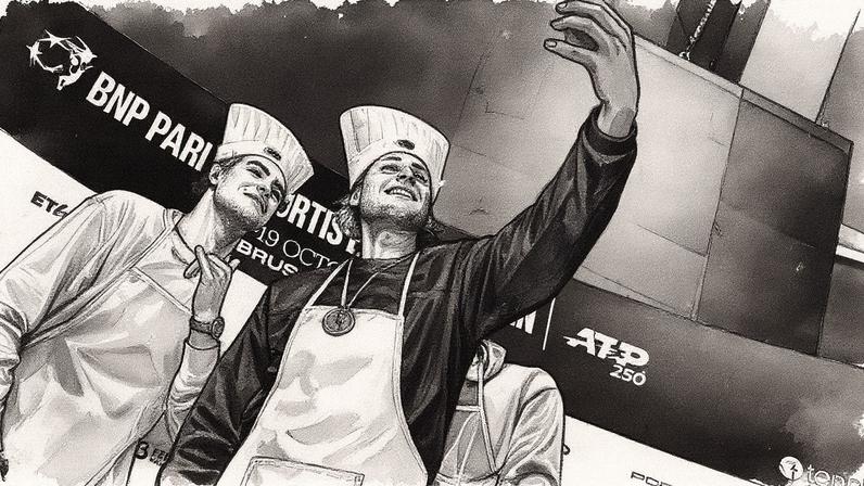 João Fonseca em ação promocional em Bruxelas (Divulgação)