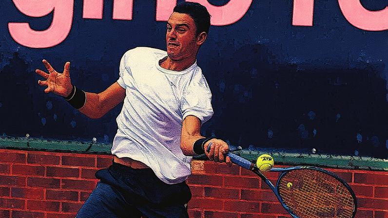 Tenista Gonçalo Oliveira afirma que foi contaminado por causa de um beijo (Foto: Reprodução)