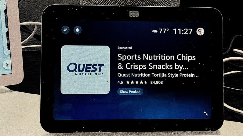 Anúncios gigantes da Amazon arruinam o Echo Show