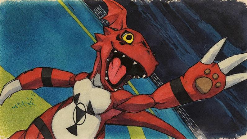 Guilmon cheering