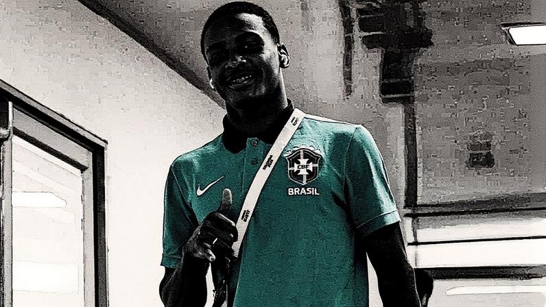 Kayke, do Athletico, acumula convocações para a base da Seleção Brasileira. Foto: Nelson Terme/CBF