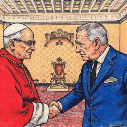 O papa e o rei da Inglaterra rezam juntos 500 anos após o cisma anglicano