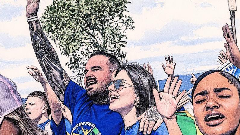 Marcha para Jesus em Florianópolis. Foto: Reprodução/Instagram