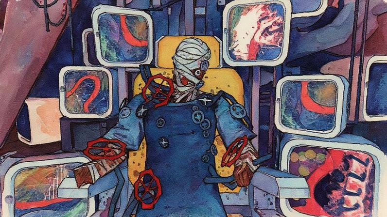 A person is terrified with CRTs.