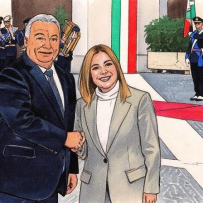 Meloni tenta mediação com Orbán, relutante quanto às sanções ao petróleo russo