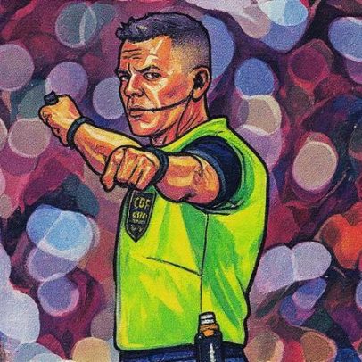 Erro de árbitro em clássico entre Atlético e Cruzeiro surpreende narrador