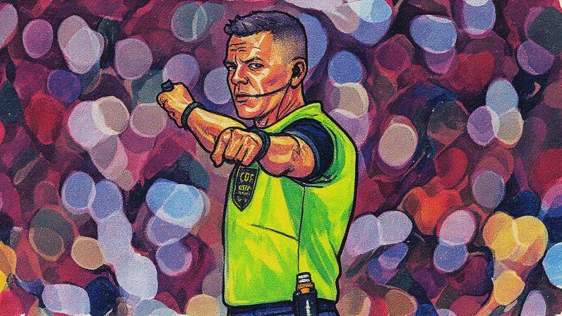 Paulo Zanovelli é o árbitro de Atlético-MG x Cruzeiro (Foto: Thiago Ribeiro/AGIF)