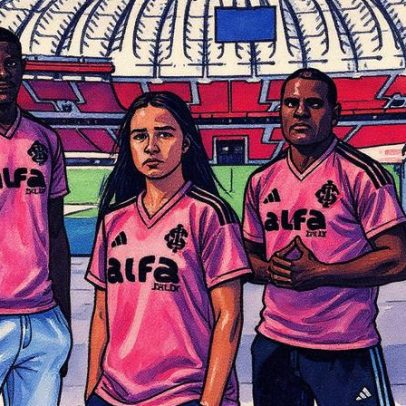 Internacional homenageia Outubro Rosa com camisa especial contra o Botafogo