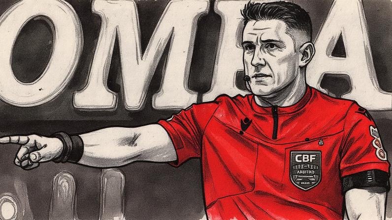 Rodrigo Klein já apitou quatro jogos do Palmeiras e dois do Cruzeiro neste Brasileirão (Foto: César Grecco/Palmeiras)