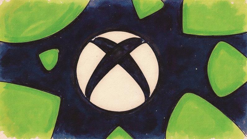 Vector illustration the Xbox logo.