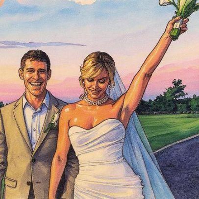 Schwartzman celebra casamento em local requintado