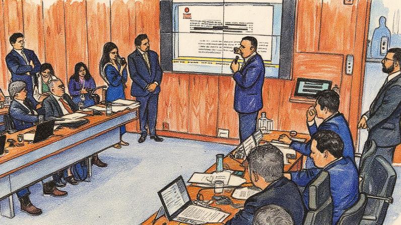 Relator da CPMI do INSS mostra documento da CGU sobre irmão do presidente Lula (Foto: TV Senado/Reprodução)