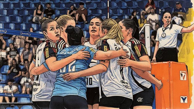 Sesc RJ Flamengo leva a Taça Brasil de vôlei feminino (Foto: Cristiano Trindade/Divulgação)
