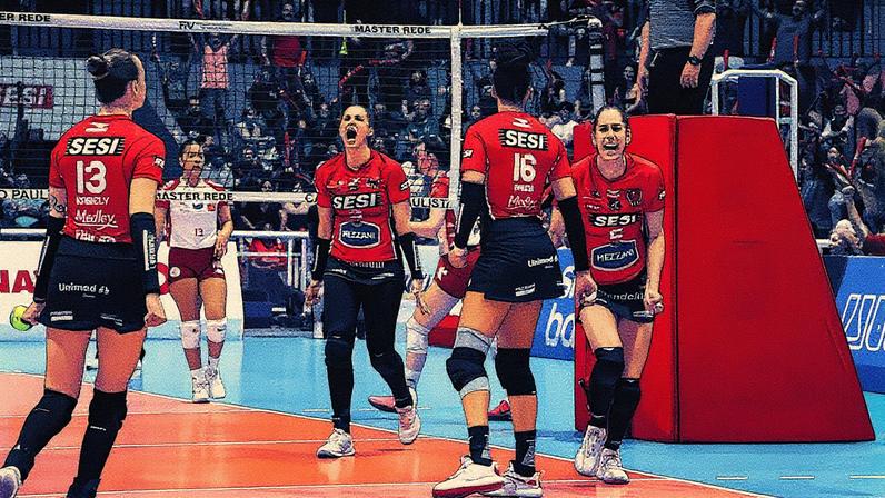 Sesi Bauru vence o Paulista de Vôlei feminino 2025 (Foto: Felipe Wiira/Sesi-SP)