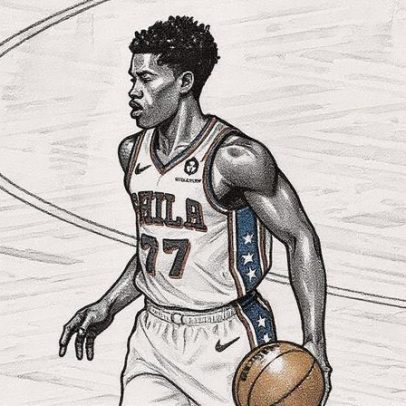 Novato dos 76ers quebra recorde de LeBron James na NBA