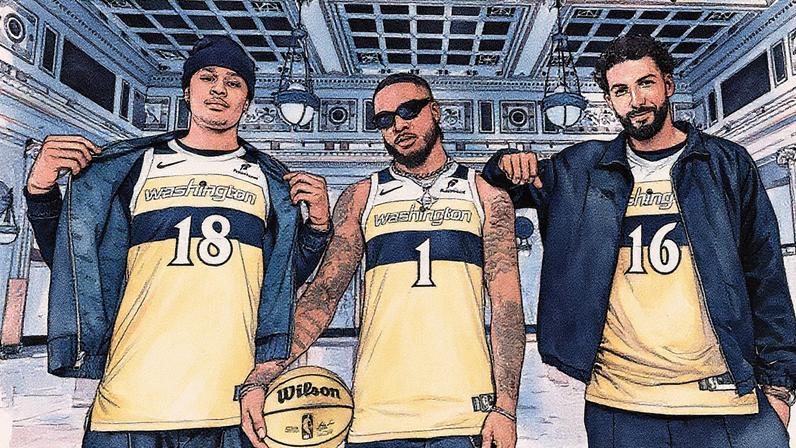 NBA Wizards elenco jovem