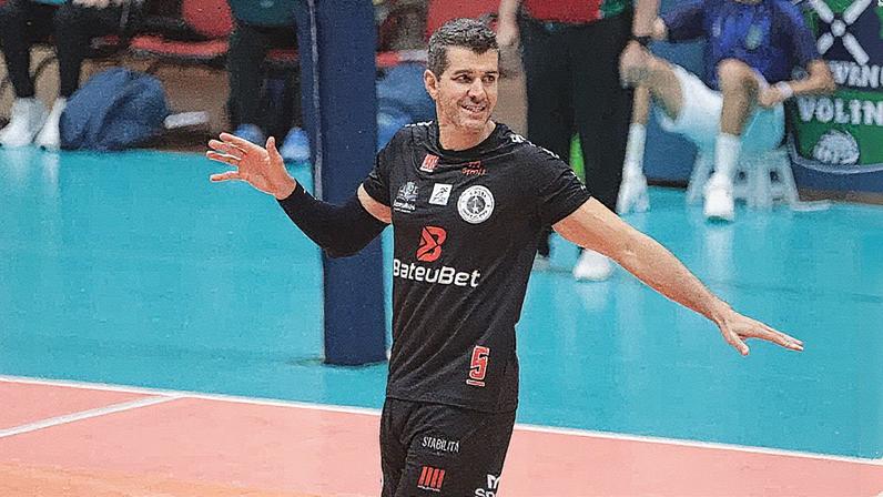 Sandro, levantador do Guarulhos (Foto: Divulgação/ Team GM)