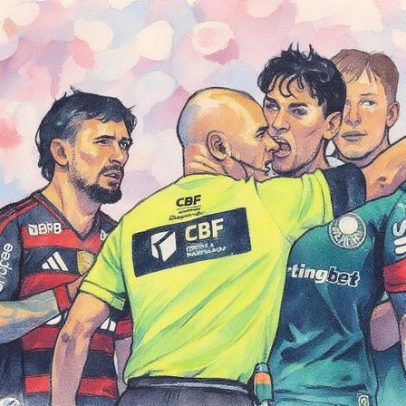 Polêmicas de arbitragem marcam Flamengo x Palmeiras
