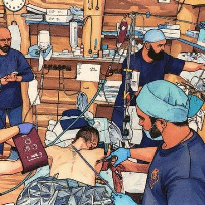 Hospital à prova de bombas na linha de frente de Pokrovsk