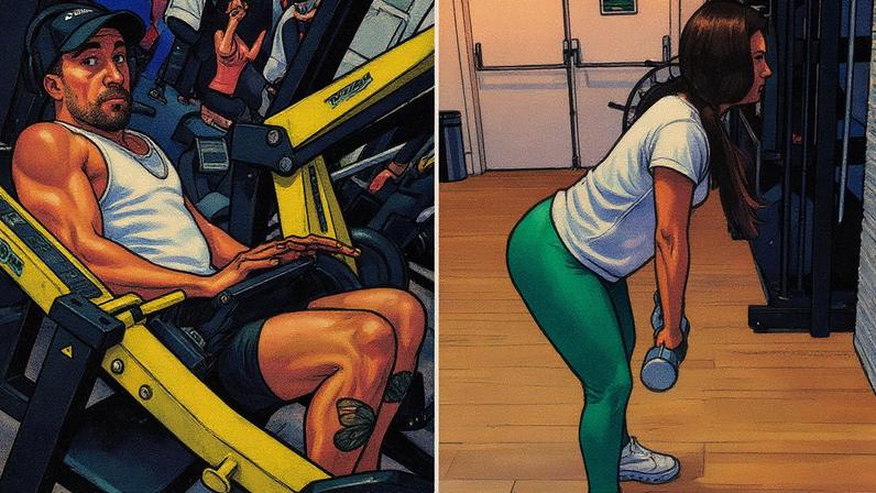 Lexa e Ricardo Vianna treinam juntos — Foto: Reprodução/Instagram