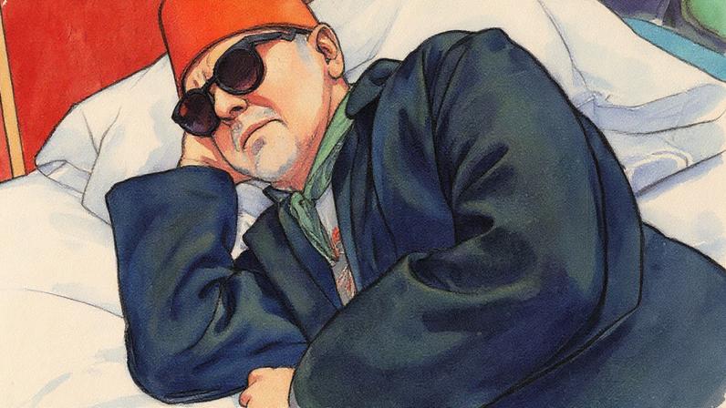 Sweet dreams: the British artist Gavin Turk rests up in the Groucho Club’s Nap Room