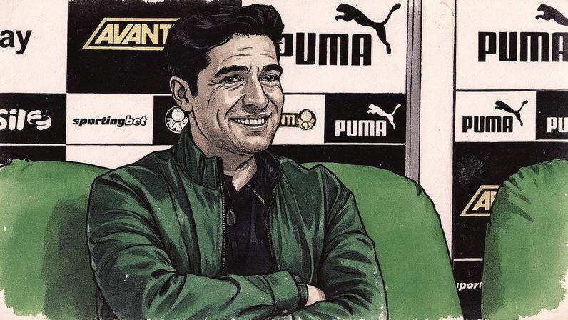 Abel Ferreira, técnico do Palmeiras, durante partida no Allianz Parque, pelo Brasileirão (Foto: Marcello Zambrana/AGIF)