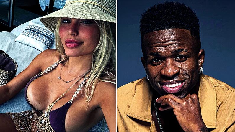 Day Magalhães e Vini Jr. — Foto: Reprodução/Instagram