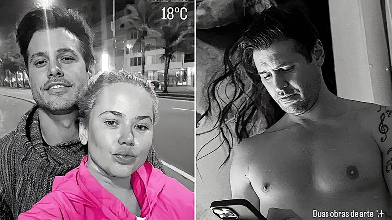 Flávia Alessandra encara treino de domingo com Otaviano Costa e a caçula, Olívia — Foto: Reprodução/Instagram