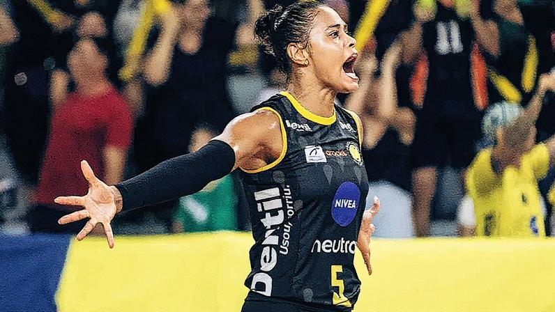 Campeã olímpica é uma das mais experientes da Superliga (Foto: Divulgação/ Praia Clube)