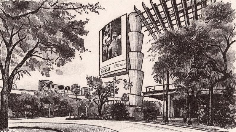 The digital billboard at the Pérez Art Museum Miami Photo by c_cinq, via Flickr