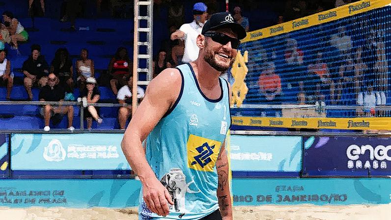 Alison Mamute em Copacabana (Foto: Gianne Carvalho/MPG/CBV)