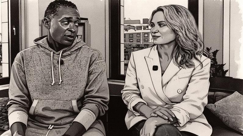 T.J. Holmes and Amy Robach are engaged. Yahoo