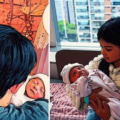 Maíra Cardi mostra encontro dos filhos mais velhos com a recém-nascida em vídeo