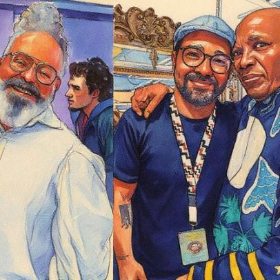 Filho de Milton Nascimento emociona-se em desfile de SPFW