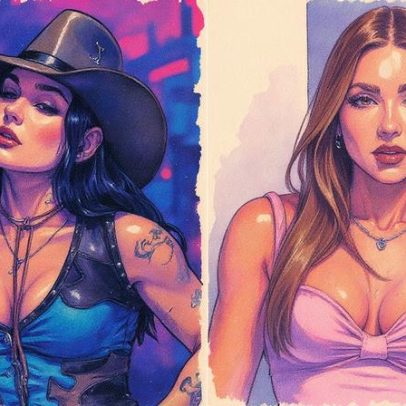 Virginia e Zé Felipe posam juntos na festa da filha Maria Flor