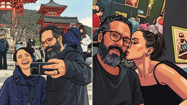 Débora Falabella e Fernando Fraiha — Foto: Repodução/Instagram