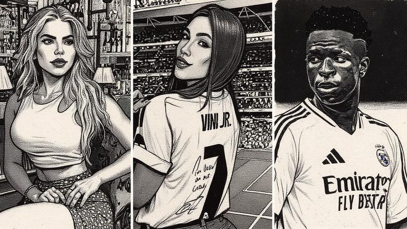 Day Magalhães, Virginia Fonseca e Vini Jr. — Foto: Reprodução/Instagram