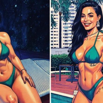 Aline Mineiro exibe abdômen trincado e causa repercussão em fotos