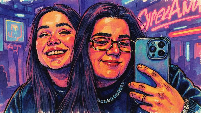 Maria Venture e Yasmin Santos — Foto: Reprodução/Instagram