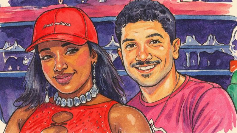 IZA e Yuri Lima — Foto: Agnews