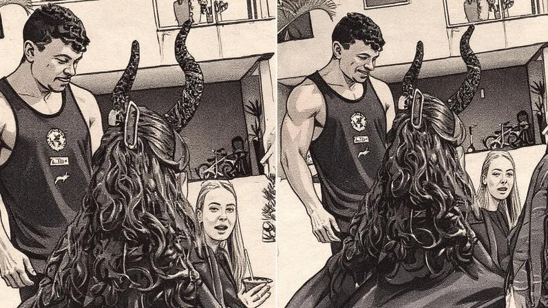 Júlio Cocielo e Tata Estaniecki — Foto: Reprodução/Instagram