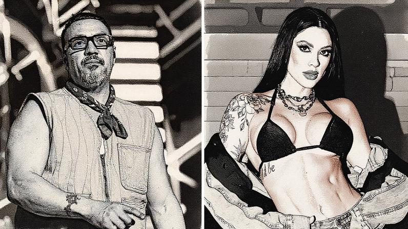 Belo e Rayane Figliuzzi — Foto: Reprodução/Instagram