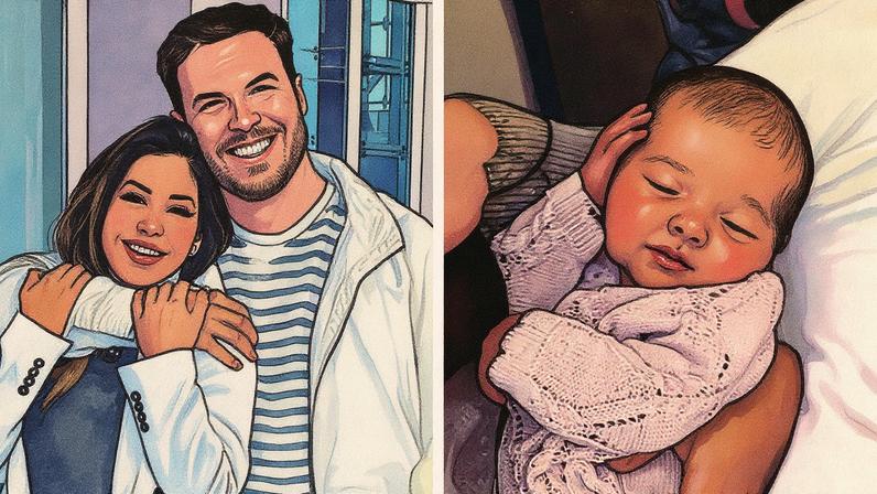 Maíra Cardi divulgou fotos da filha que tem com Thiago Nigro — Foto: Reprodução/Instagram