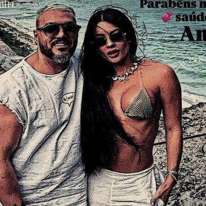 Belo divulga primeira foto com Rayane Figliuzzi e manda mensagem carinhosa