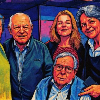 Benedito Ruy Barbosa aos 94 prestigia Othon Bastos em apresentação teatral