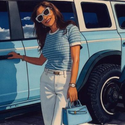 Bethenny Frankel tem cinto de 16 dólares em quase todas as cores